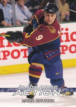 2003-04 In The Game Action #55 Marc Savard Front