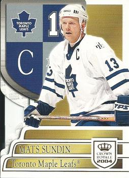 2003-04 Pacific Crown Royale #95 Mats Sundin Front