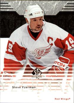 2003-04 SP Authentic #31 Steve Yzerman Front