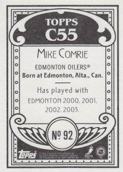 2003-04 Topps C55 #92 Mike Comrie Back