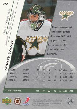 Marty Turco Gallery - 2001-02