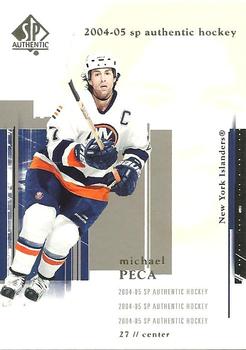 2004-05 SP Authentic #58 Michael Peca Front