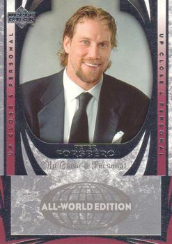 2004-05 Upper Deck All-World Edition #100 Peter Forsberg Front