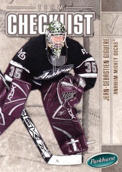 2005-06 Parkhurst #671 Jean-Sebastien Giguere Front