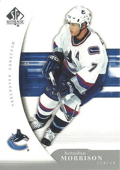 2005-06 SP Authentic #99 Brendan Morrison Front