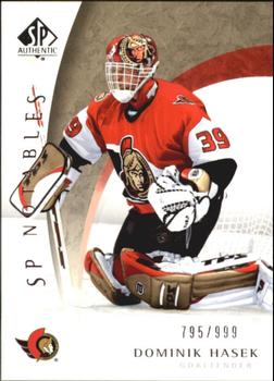 2005-06 SP Authentic #105 Dominik Hasek Front