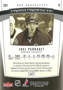 2006-07 Fleer Hot Prospects #201 Joel Perrault Back