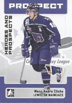 2006-07 In The Game Heroes and Prospects #185 Marc-Andre Cliche Front