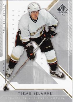 2006-07 SP Authentic #100 Teemu Selanne Front