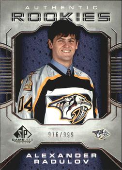 2006-07 SP Game Used #127 Alexander Radulov Front