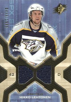 2006-07 SPx #162 Mikko Lehtonen Front