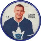 1960-61 Shirriff Coins #15 Johnny Wilson Front
