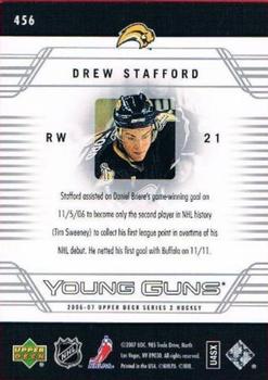 2006-07 Upper Deck #456 Drew Stafford Back