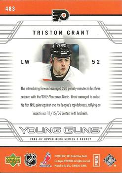 2006-07 Upper Deck #483 Triston Grant Back