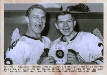 2011-12 Parkhurst Champions #126 Bobby Hull / Stan Mikita Front