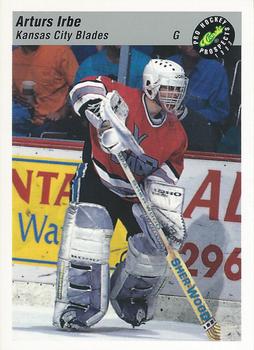 1993 Classic Pro Prospects #117 Arturs Irbe Front