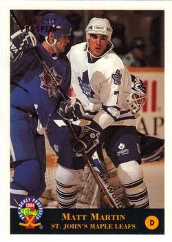 1994 Classic Pro Hockey Prospects #150 Matt Martin Front