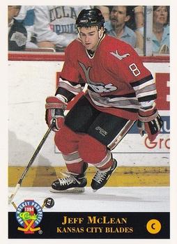 1994 Classic Pro Hockey Prospects #139 Jeff McLean Front