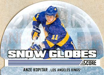 2011-12 Score - Snow Globe Die Cuts #5 Anze Kopitar Front