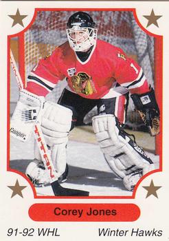 1991-92 7th Inning Sketch WHL #26 Corey Jones Front