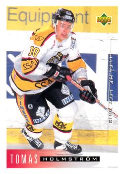 1995-96 Upper Deck Swedish Elite #123 Tomas Holmström Front