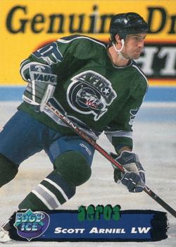 1995-96 Edge Ice #129 Scott Arniel Front