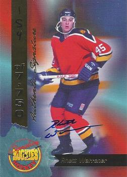 1994-95 Signature Rookies - Authentic Signatures #35 Rhett Warrener  Front