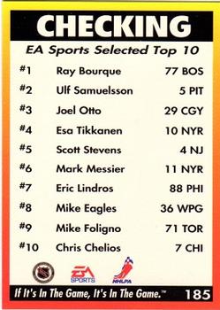 1994 EA Sports NHL '94 #185 Checking Back