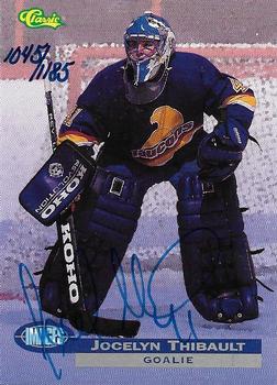 1995 Classic Images - Autographs #NNO Jocelyn Thibault Front