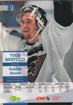 Todd Bertuzzi autographed Hockey Card (Guelph Storm, 67) 1994 Classic  Rookie #103