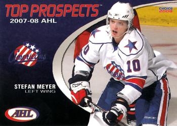 2007-08 Choice AHL Top Prospects #39 Stefan Meyer Front