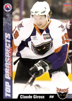 2008-09 Choice AHL Top Prospects #30 Claude Giroux Front