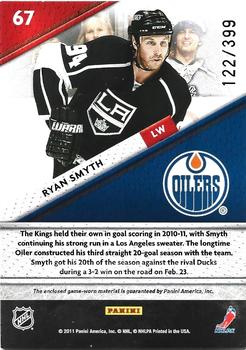 2011-12 Panini Certified - Fabric of the Game #67 Ryan Smyth Back