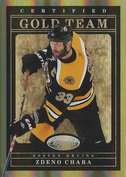 2011-12 Panini Certified - Gold Team Mirror Gold #9 Zdeno Chara Front