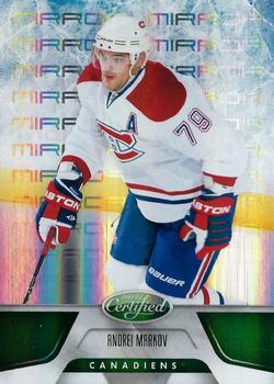 2011-12 Panini Certified - Mirror Emerald #18 Andrei Markov Front