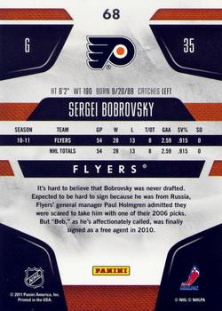 2011-12 Panini Certified - Totally Silver #68 Sergei Bobrovsky Back