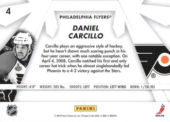 2010-11 Donruss - Boys of Winter #4 Daniel Carcillo Back