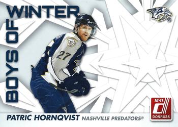 2010-11 Donruss - Boys of Winter #7 Patric Hornqvist Front