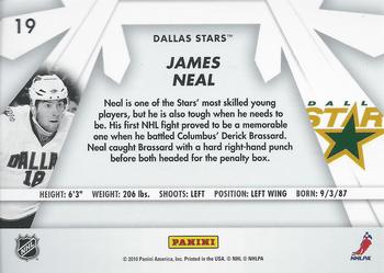 2010-11 Donruss - Boys of Winter #19 James Neal Back