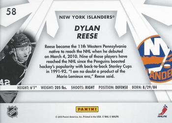 2010-11 Donruss - Boys of Winter #58 Dylan Reese Back