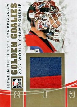 2010-11 In The Game Between The Pipes - Golden Goalies Jerseys Silver #GG-18 Ilya Bryzgalov Front