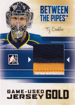2010-11 In The Game Between The Pipes - Jerseys Gold #M-28 Ty Conklin  Front