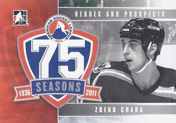2010-11 In The Game Heroes and Prospects - AHL 75th Anniversary #AHLA-35 Zdeno Chara  Front