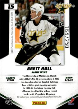 2010-11 Panini Certified - Big Men On Campus #15 Brett Hull  Back