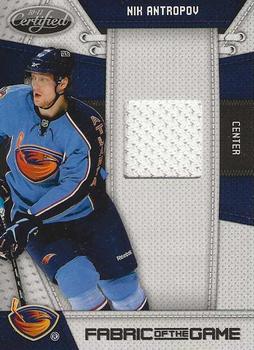 2010-11 Panini Certified - Fabric of the Game #NA Nik Antropov  Front