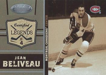 2010-11 Panini Certified - Legends #6 Jean Beliveau  Front