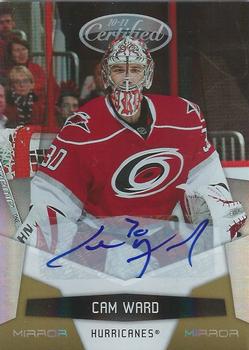 2010-11 Panini Certified - Mirror Gold Signatures #28 Cam Ward  Front