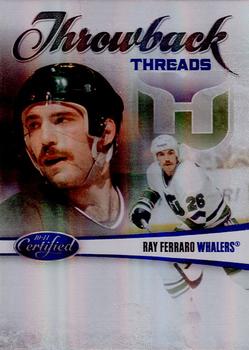 2010-11 Panini Certified - Throwback Threads Mirror Blue #1 Ray Ferraro  Front