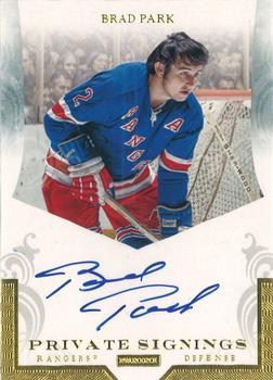 2010-11 Panini Dominion - Private Signings #BP2 Brad Park  Front