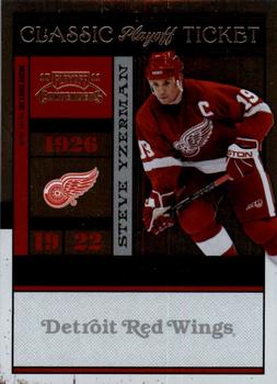 2010-11 Playoff Contenders - Playoff Tickets #112 Steve Yzerman  Front